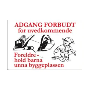 byggeplassskilt